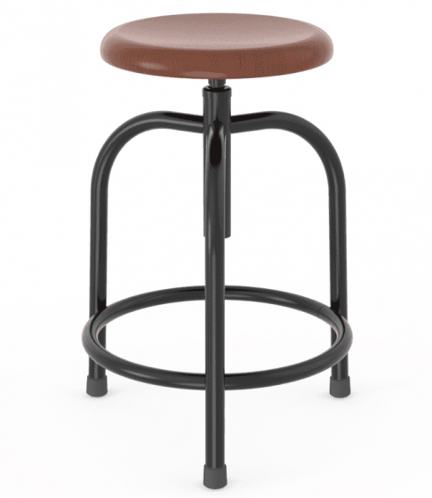 Tabouret bas 201-G Adico Hauteur: réglable; Structure: acier chromé, acier laqué; Assise: garnie, bois, bois multiplis; Couleur: