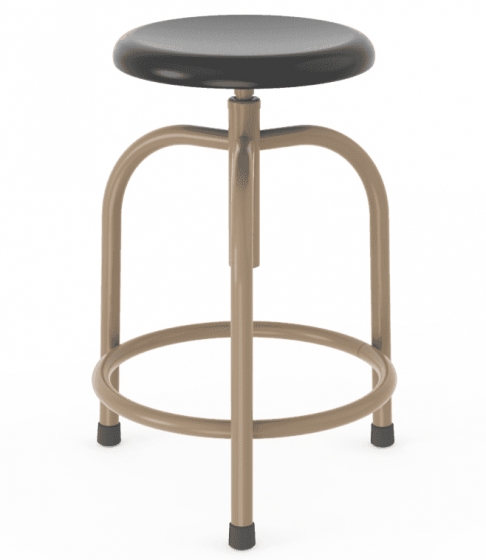 Tabouret bas 201-G Adico Hauteur: réglable; Structure: acier chromé, acier laqué; Assise: garnie, bois, bois multiplis; Couleur: