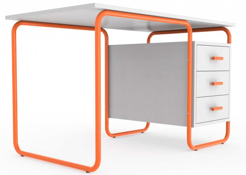 Bureaux 296 Adico Structure: acier laqué; Couleur: aux choix personnalisable acier, peint, bureau, époxy, structure, design, esp