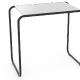 Table lounge bout de canapé 119-E Adico Structure: acier laqué; Couleur: aux choix personnalisable; Colonne: inox, acier; Pour p