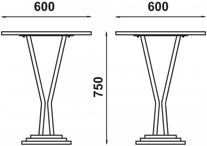 Table guéridon 784 Adico Structure: acier chromé, acier laqué; Couleur: aux choix personnalisable; Base pieds: fonte, ronde; Col