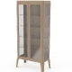 Meuble rangement Vitrine 213 Adico Structure: acier laqué; Couleur: aux choix personnalisable vitrine, pour, objets, design, cet