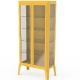 Meuble rangement Vitrine 213 Adico Structure: acier laqué; Couleur: aux choix personnalisable vitrine, pour, objets, design, cet