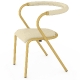 Fauteuil Bridge Gio Chair Edition speciale Adico Dossier: garni; Fonction: empilable; Structure: acier laqué; Assise: garnie; Co