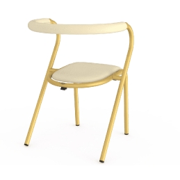 Fauteuil Bridge Gio Chair Edition speciale Adico Dossier: garni; Fonction: empilable; Structure: acier laqué; Assise: garnie; Co