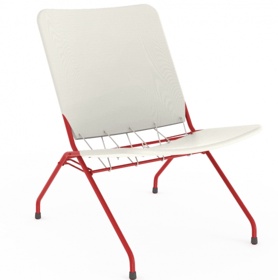 Transat 660 Adico Structure: acier laqué; Assise: toile tressé; Couleur: aux choix personnalisable fauteuil, assise, choix, pour