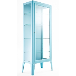 Meuble rangement Vitrine 211 Adico Structure: acier laqué; Couleur: aux choix personnalisable pour, étagères, porte, avec, vitri