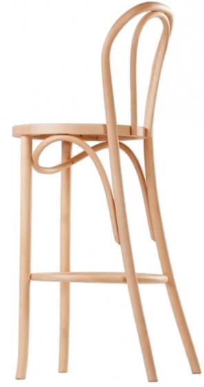 Chaise haute 18 hetre bois courbé 