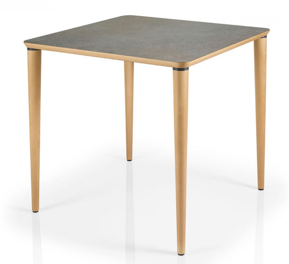 Table 4 pieds Billingen bois, hetre Plateaustratifié Table 4 pieds