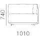 chauffeuse angle droite AS0111 - 24kg